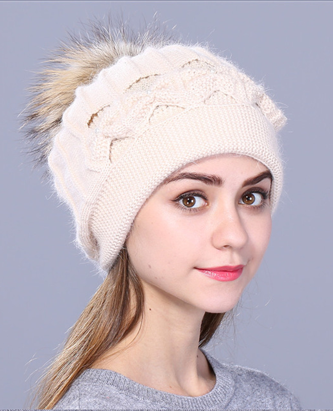 Autumn Rabbit fur beret Autumn Rabbit fur beret