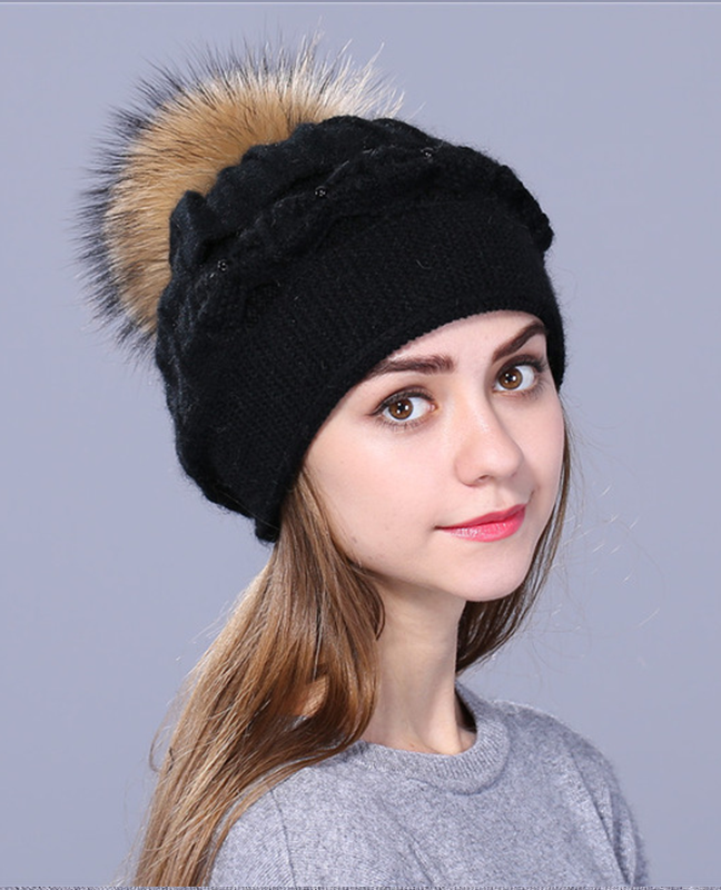 Autumn Rabbit fur beret Autumn Rabbit fur beret