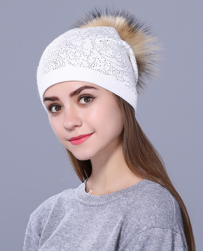 Rhinestone Winter hat Rhinestone Winter hat