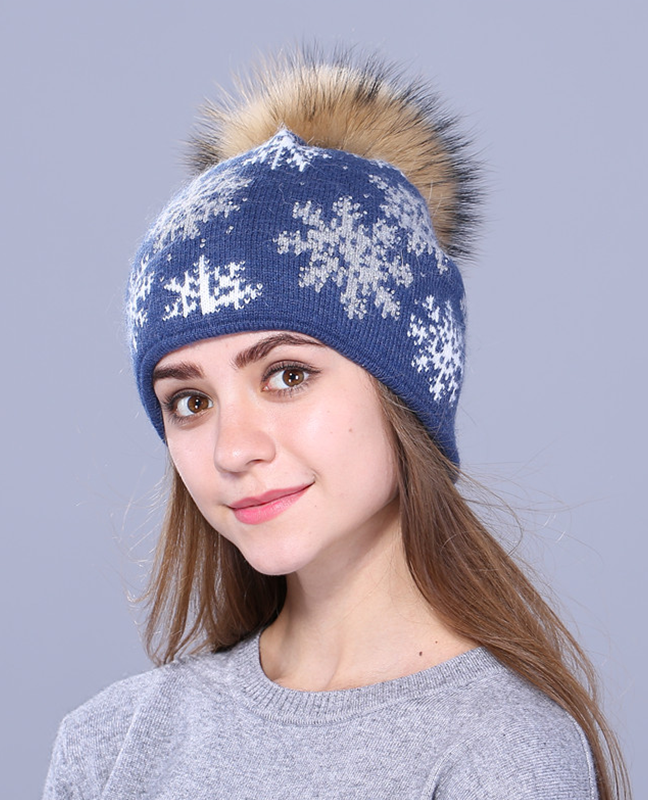 Real mink knitted Beanie Real mink knitted Beanie