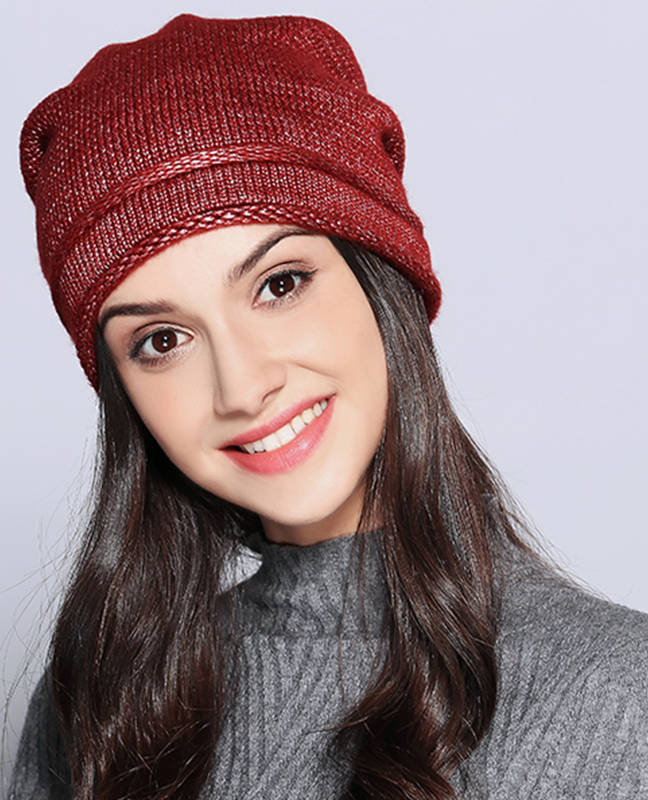 Wool Knitted Skullies Beanie Wool Knitted Skullies Beanie