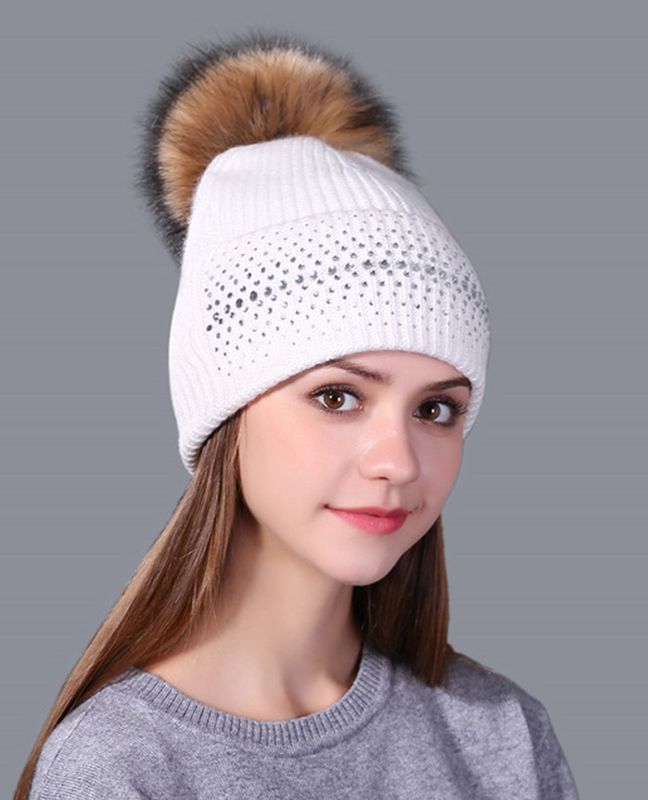 Genuine mink fur beanie Genuine mink fur beanie