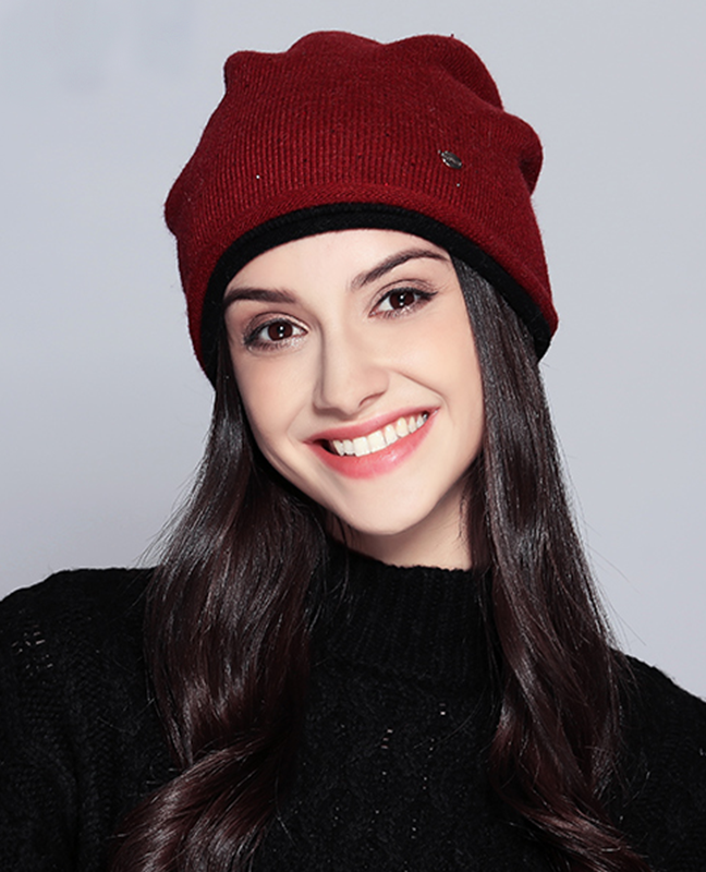 Double Layer Exotic Beanie Double Layer Exotic Beanie